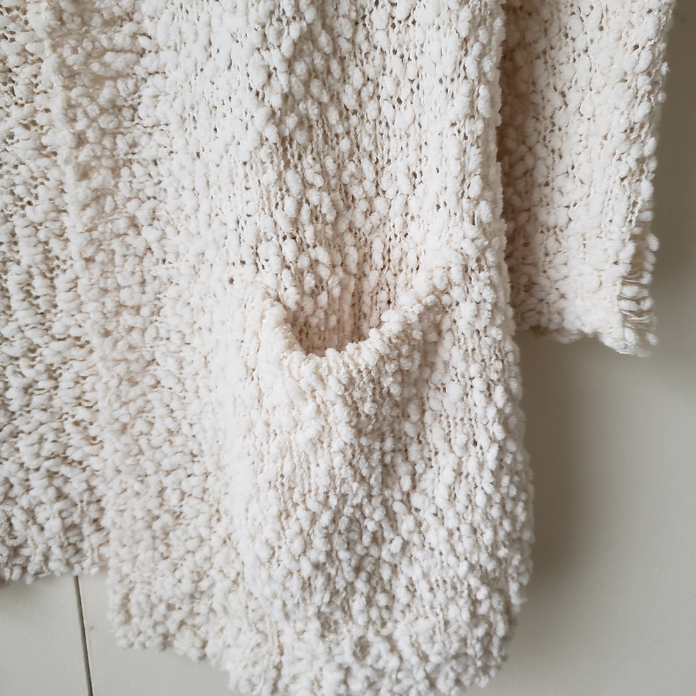 Only Cream Textured Open-Front Cardigan - Picture 5 of 8